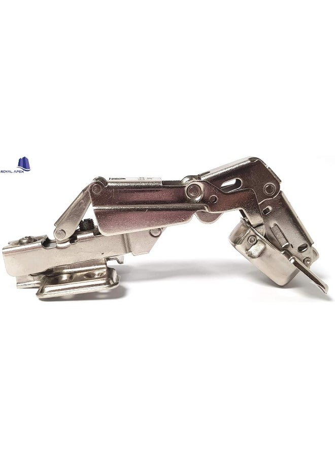 Royal Apex Royal Apex 180 Degree Angle Heavy Duty Adjustable Stainless Steel Cabinet Door Concealed Cabinet Hinge Full Overlay Half Overlay Inset Hinges  - Image 3