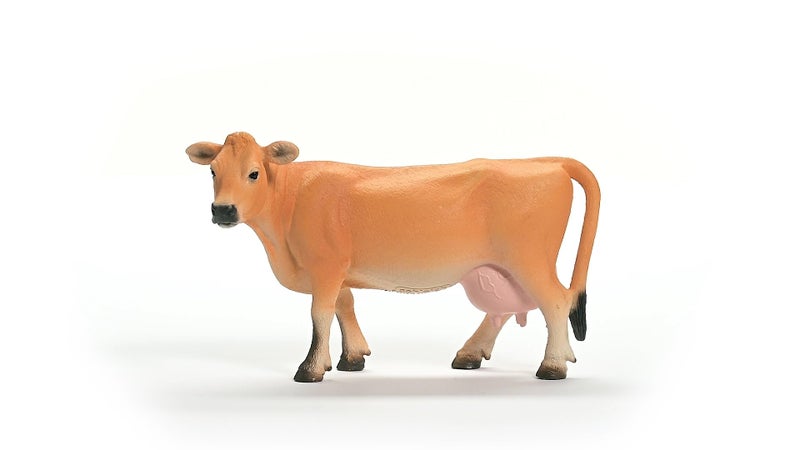 Schleich Farm World - Farm Animal Jersey Cow Toy Figurine - Kids Ages 3+ - Image 3