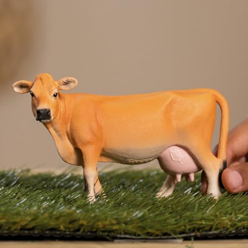 Schleich Farm World - Farm Animal Jersey Cow Toy Figurine - Kids Ages 3+ - Image 2
