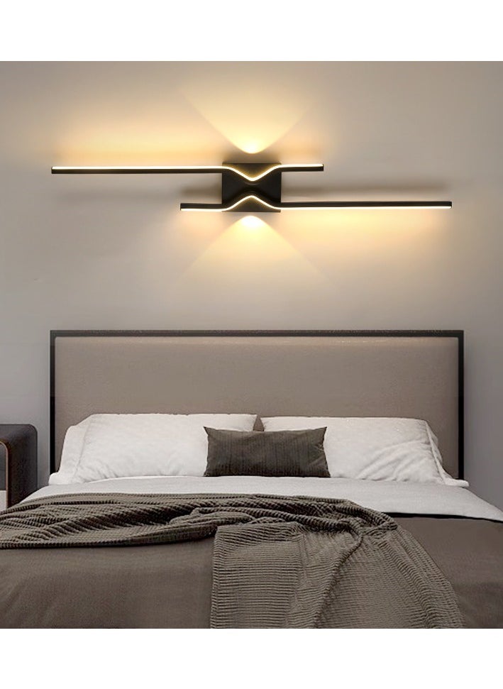 LOOPITYS （Warm light-60CM）Modern wall lights Home appliances Nordic style long lumen home decoration Bedroom dining room TV wall lighting fixtures，wall lamp  - Image 2