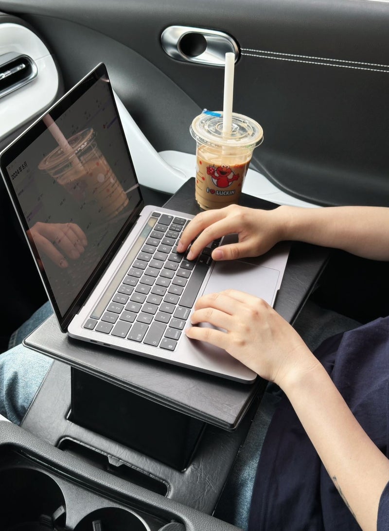 طاولة كمبيوتر محمول قابلة للطي في السيارة - Image 2