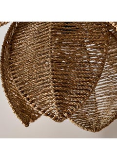 Home Box Belmonte Flower Seagrass Lampshade - 67x35 cm  - Image 3