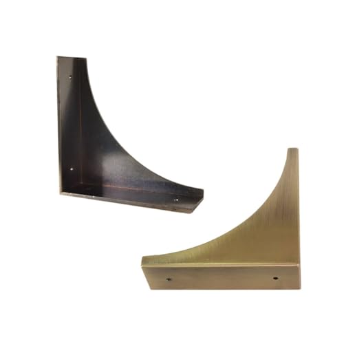 Sutfmwe Metal Corner Protector 4 Pcs - Decorative Corner Brackets for Furniture, Wood Box, Desks, Wooden Frame, Brass Zinc Alloy Table Corner Protectors (Retro Brass) - Image 4