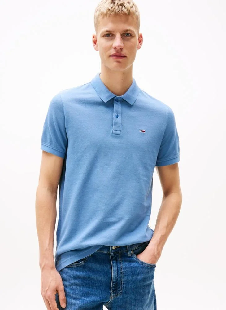 تومي جينز Essential Button Detail  Polo Shirt