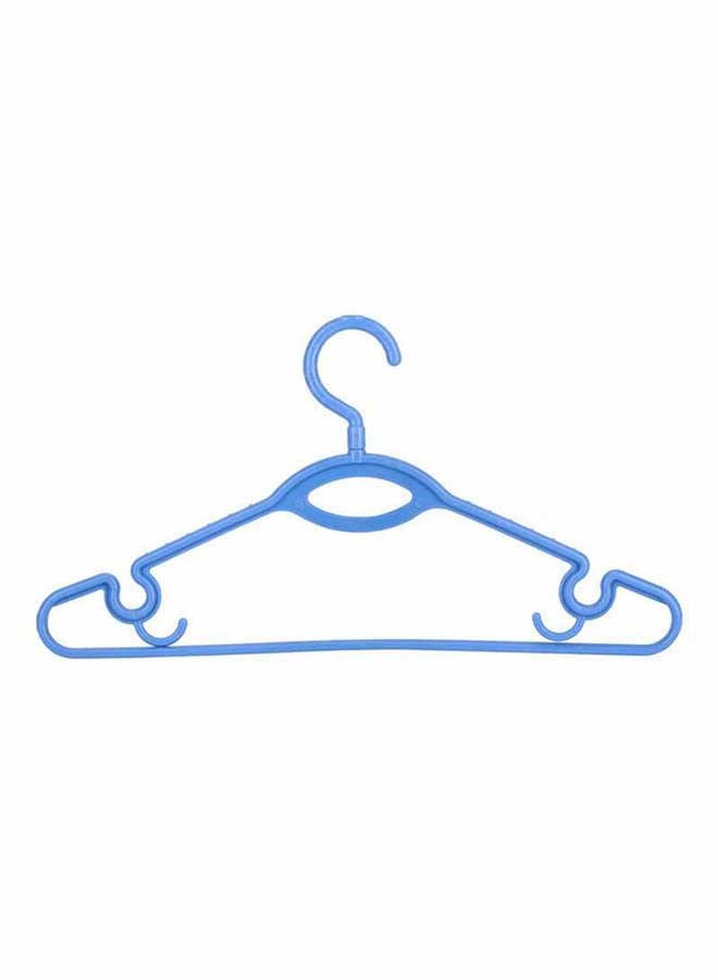 Royalford 6 Pieces Clothes Hanger Set Blue 38.3X5.3X20Cm Anti Skid Design Premium Quality Plastic Blue - Image 3