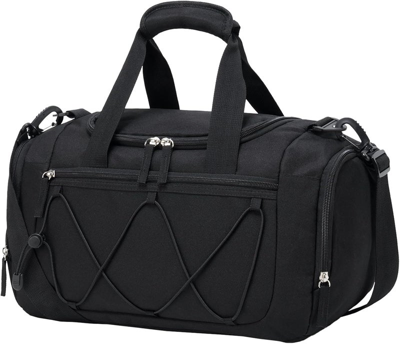 Vorspack Gym Bag for Men - 15/18/21 Inches Duffle Bag for Travel Lightweight Duffel Bag Personal Item Travel Bag Weekender Bag for Travel Sports Gym, Black, 15 Inches - Image 1
