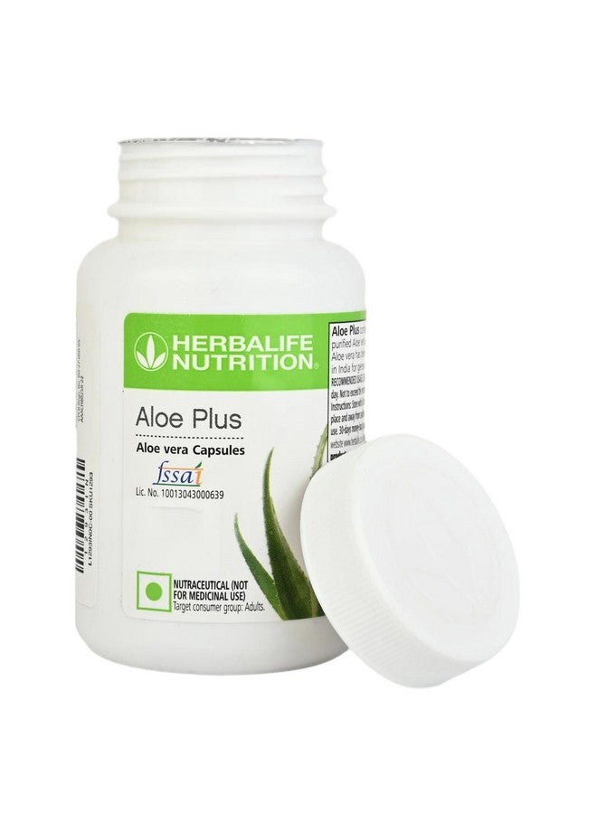 HERBALIFE هيربالايف ألو بلس - ألو فيرا الطبيعي (60 كبسولة) لصحة الجهاز الهضمي - Image 4