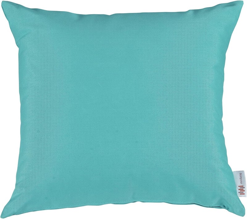 Modway EEI2001TRQ Convene Two Piece Patio Pillow Set Outdoor Furniture Turquoise - Image 2