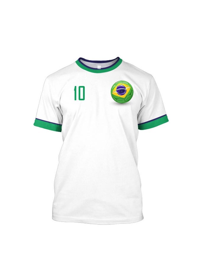 KUYING New Football Jersey Top With Short Sleeves  - Image 1