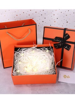 Generic Gift Box Empty 28 * 20 * 9cm with Paper Bag for New Year Wedding Eid Birthday Groomsman Father's Day Presents Display and Packing  - Image 1
