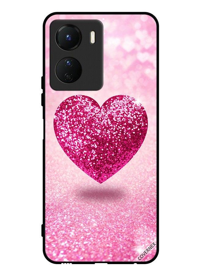 Covernex Protective Case Cover For Vivo Y16 Glitter Heart - Image 1