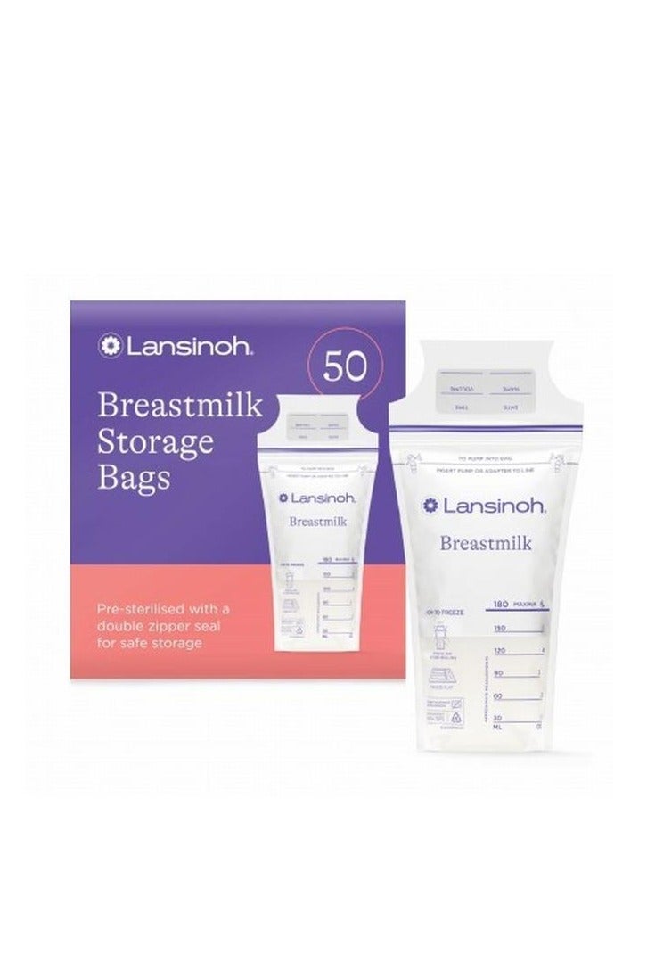 Lansinoh Breastmilk Storage Bags Pack Of 50 - Packaging may vary  - Image 2