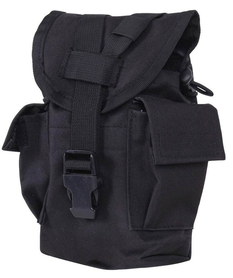 Rothco MOLLE II Canteen & Utility Pouch, Black - Image 3