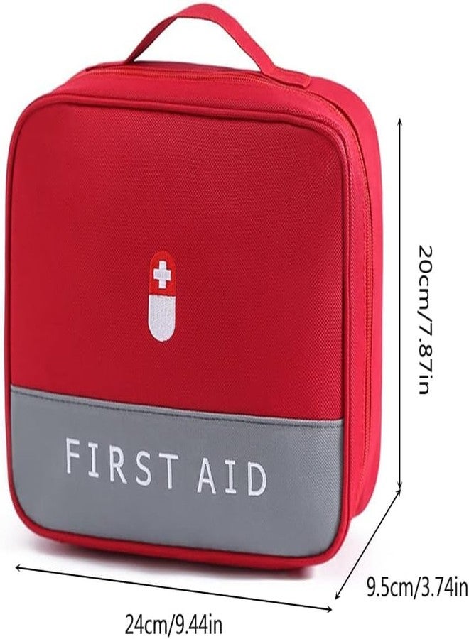 GION Portable Empty First Aid Kit Bag, Travel Medicine Pouch, Emergency Outdoor Medicine Bag Pouch for Home Outdoor Travel Camping Hiking (1Pcs) - Image 4