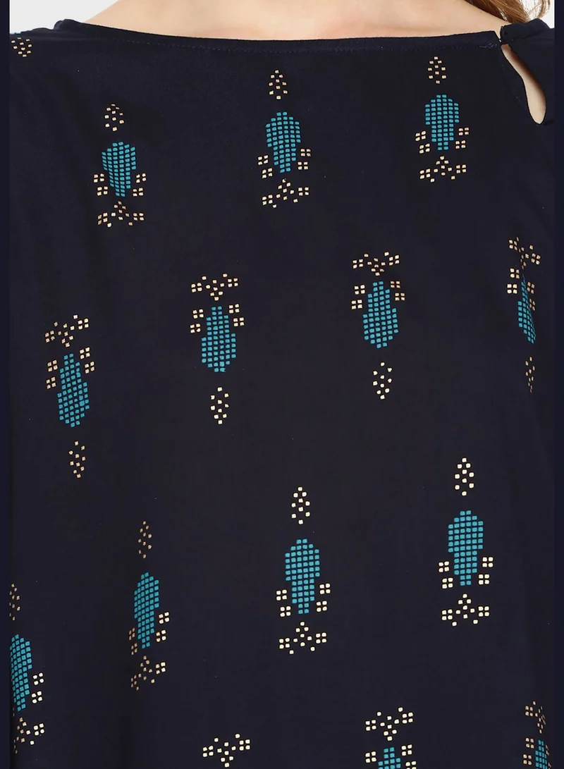 انستافاب طقم كورتي مطبع وبنطال