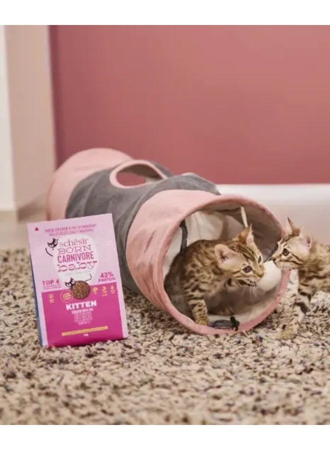 Schesir Born Carnivore Grain Free Oven Baked Dry Cat Chicken & Egg - Kitten 1.25kg - Image 4