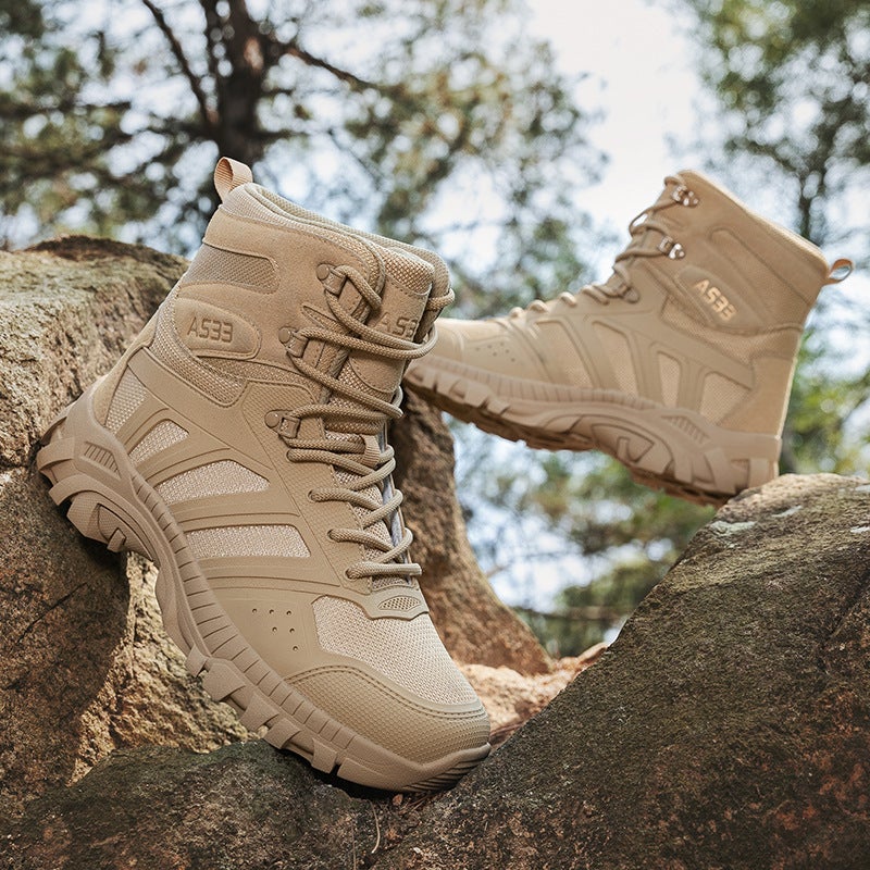 2025 Large Size Tactical Boots Hiking Boots Men'S Training Boots Outdoor Mountaineering Boots Desert Boots Military Boots - Image 3
