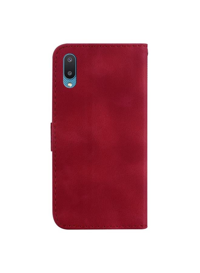 S-TOP Case For Samsung Galaxy A02/M02 4G Indian Seven-shaped Embossed Leather Phone Case - Image 3