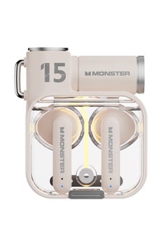 Original Monster XKT15 Bluetooth Earphones Beige