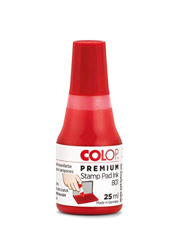COLOP Non-Toxic, Water Based 801 Premium Ink (Red, 25 ml) - Image 5