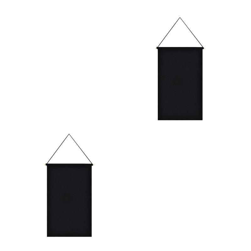 2pcs Pin Holder Brooch Pin Organizer Canvas Banner Wall Hanging Brooch Organizer - Image 1