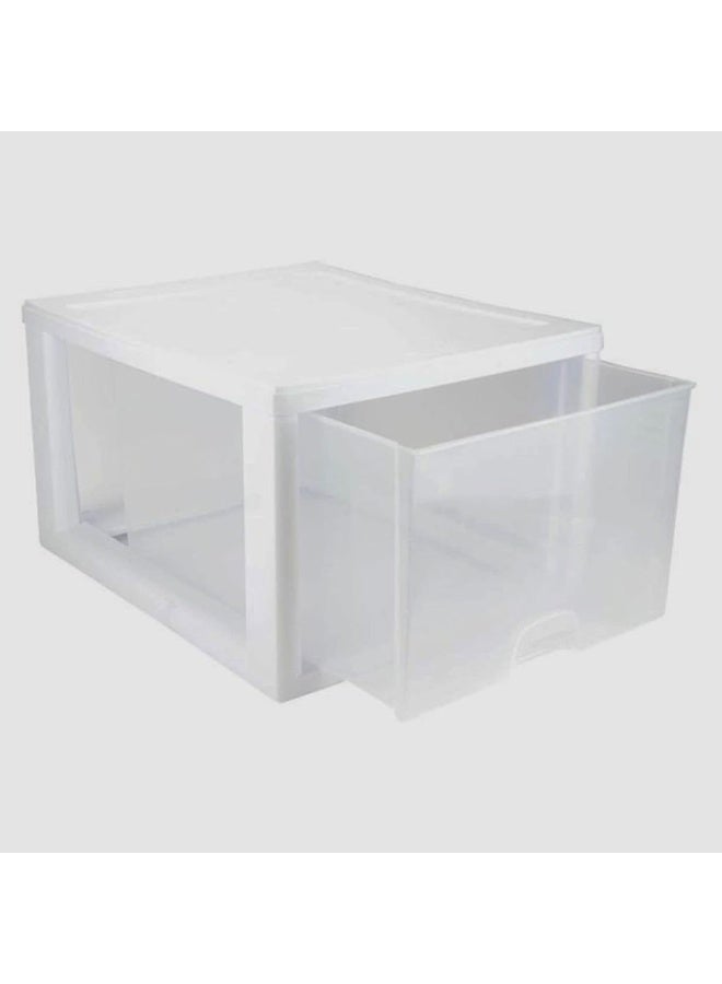 Sterilite 23108004 27 Quart/26 Liter Stacking Drawer, White - Image 5