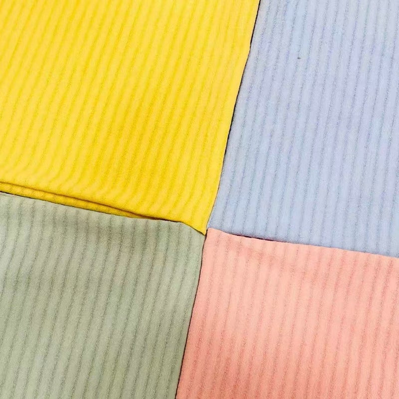 Yulai textile Pure cotton dark stripe shirt fabric dark stripe shirt fabric cotton sand wash dark stripe fabric dark stripe pants fabric - Image 1