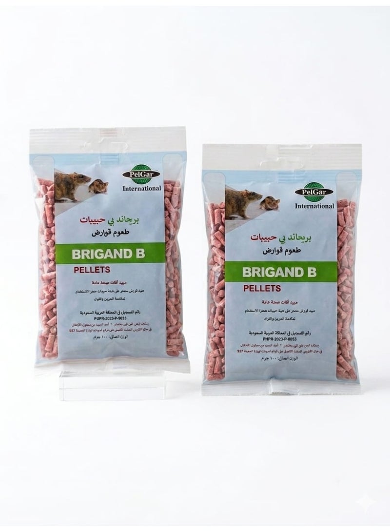PelGar Two Packs of Rodent Control Bait 2 x 100 grams - Image 1