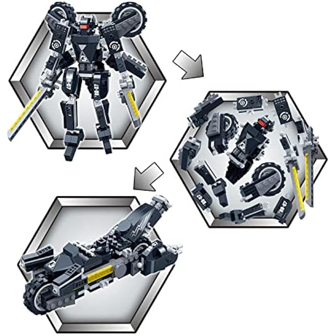 BanBao 2 IN 1 MECH II BUILDING BLOCKS ROBOT SET 296 PIECES - Image 4