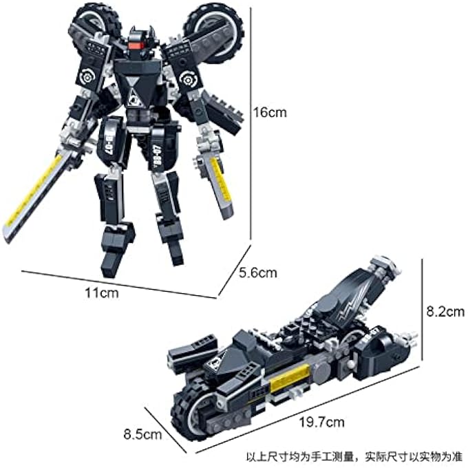 BanBao 2 IN 1 MECH II BUILDING BLOCKS ROBOT SET 296 PIECES - Image 3