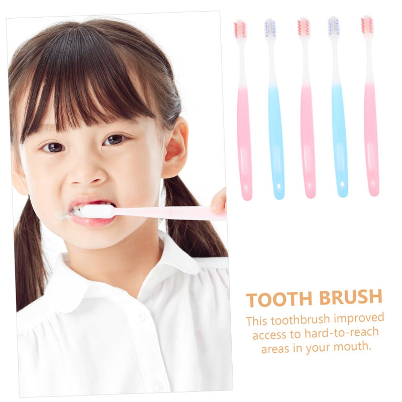 5Pcs Portable Orthodontic Travel Toothbrush For Adults With Soft Bristles Lightweight Oral Care - Image 3