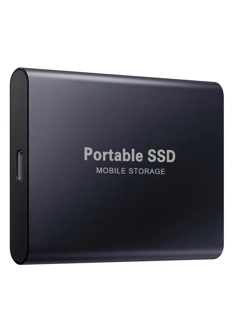 Generic 2TB Portable External Hard Drive, Mini SSD Hard Drives,Solid State External Drives,Computer Backup Drive,USB 3.1 to Type-C Support Data Storage Transfer for Windows XP PC Laptop and Mac(Black)  - Image 1