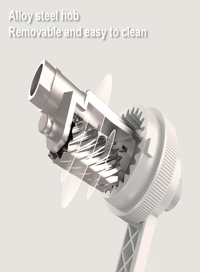 deli Hand Crank Manual Pencil Sharpener 5th Gear Portable Pencil Sharpener Kids Hand Pencil Sharpeners for 6.9-8 mm Pencils (Beige) - Image 2