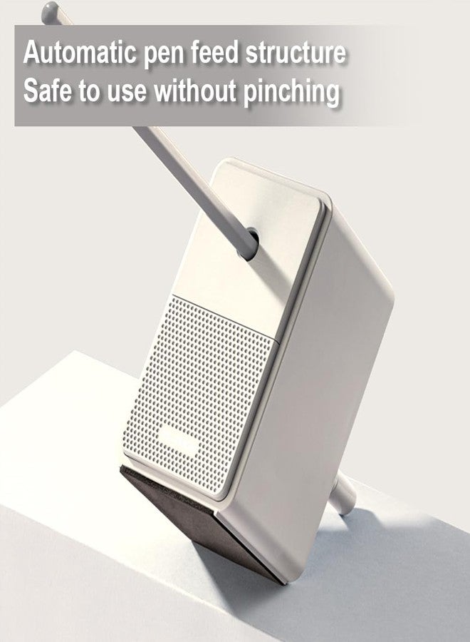 deli Hand Crank Manual Pencil Sharpener 5th Gear Portable Pencil Sharpener Kids Hand Pencil Sharpeners for 6.9-8 mm Pencils (Beige) - Image 4