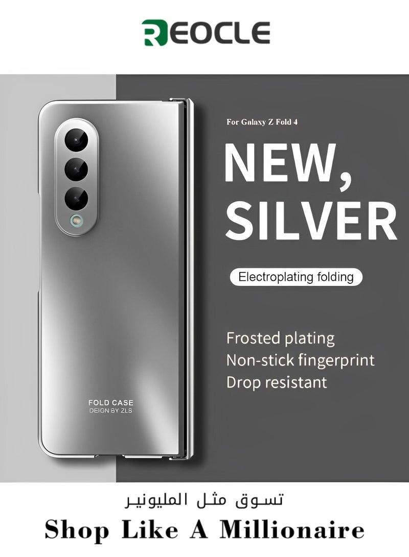 ريوكل جراب كامل الجسم لهاتف Samsung Galaxy Z Fold 4 مع واقي شاشة مدمج، جراب هاتف واقي مضاد للصدمات ومضاد للخدش من مادة البولي كربونات الصلبة فائق النحافة لهاتف Samsung Galaxy Z Fold 3 4 5 - Image 1