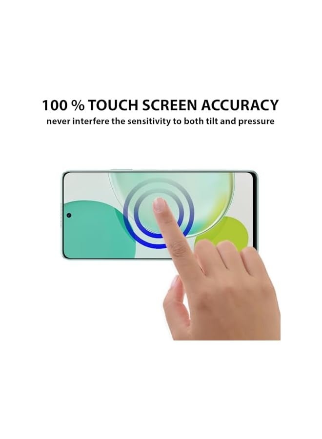 بروماس واقي شاشة متوافق مع هاتف Huawei nova 11i، واقي شاشة من الزجاج المقسى [مضاد للوهج] [تغطية كاملة عالية الدقة] [سهل التركيب] [صلابة 9H] - Image 3