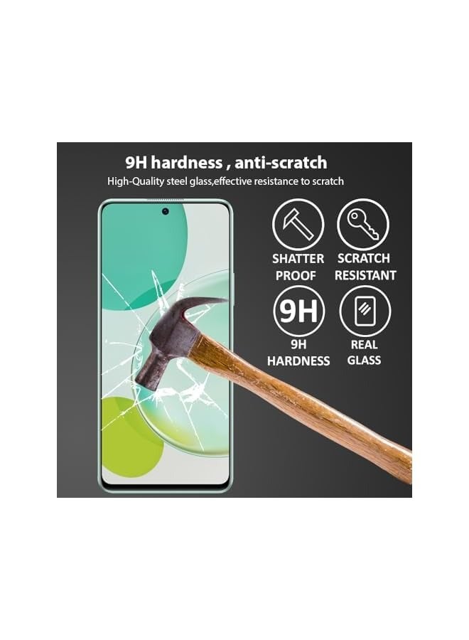 بروماس واقي شاشة متوافق مع هاتف Huawei nova 11i، واقي شاشة من الزجاج المقسى [مضاد للوهج] [تغطية كاملة عالية الدقة] [سهل التركيب] [صلابة 9H] - Image 4