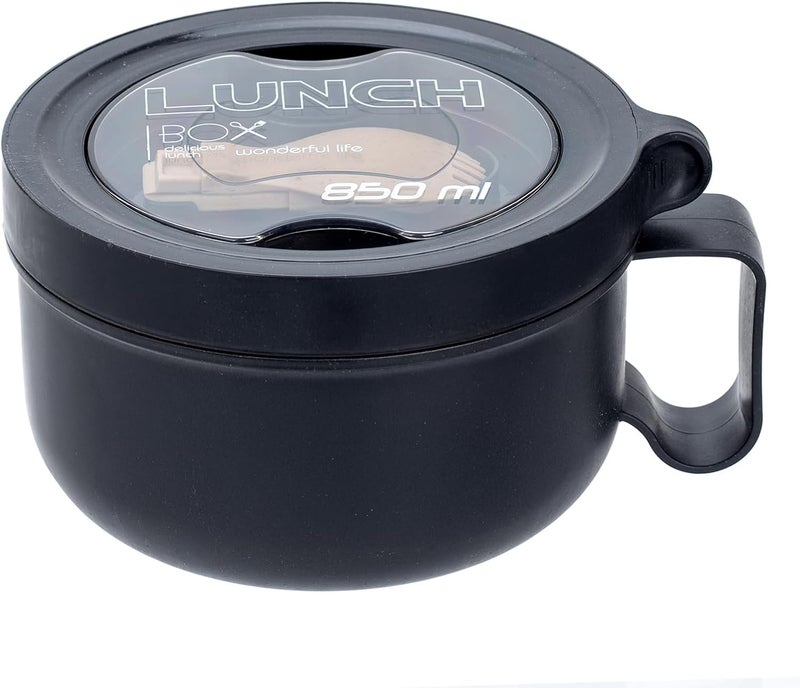 CD HOME Microwave Bowl with Lids,Ramen Bowl,28oz Microwave Soup Mugs with Handles,for Soup and Instant Noodles,Oatmeal, Gumbo, Salad, College Dorm Room Essentials for Girls for Boys Apartment Essentials - Image 1