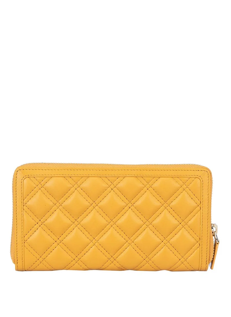 Da Milano  Da Milano Genuine Leather Yellow Ladies Wallet for Women | Best Price UAE