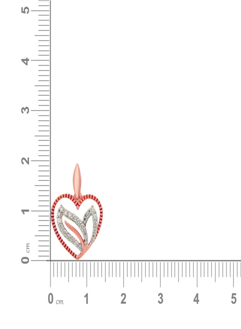 Malabar Gold and Diamonds 18 Carat 750 Purity Mine Diamond Pendant MRGHTH077PN1 - Image 5