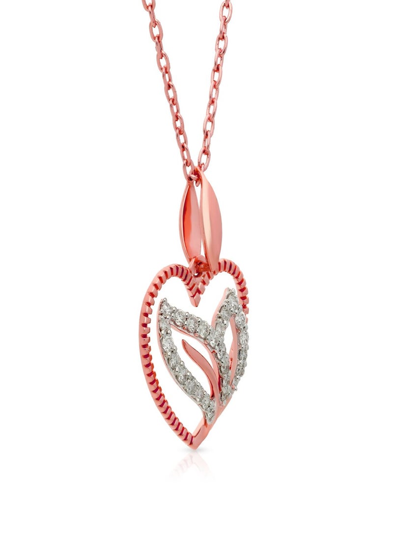 Malabar Gold and Diamonds 18 Carat 750 Purity Mine Diamond Pendant MRGHTH077PN1 - Image 2