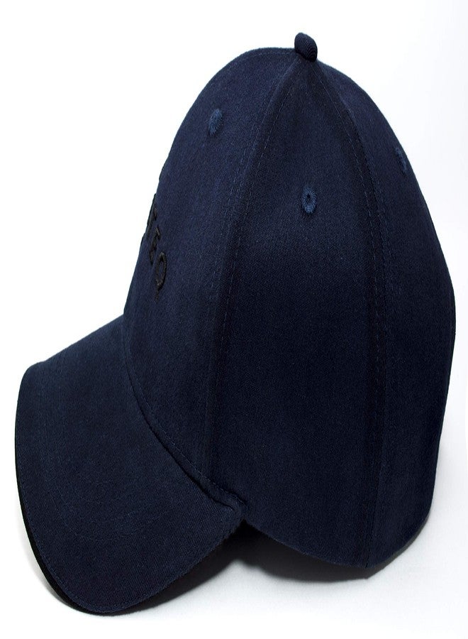 Coreteq Unisex Cotton Cap (CORE6P-CTW_Navy_Free Size) - Image 3
