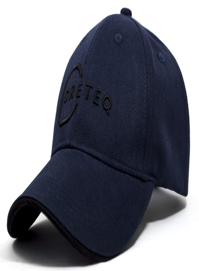 Coreteq Unisex Cotton Cap (CORE6P-CTW_Navy_Free Size) - Image 1