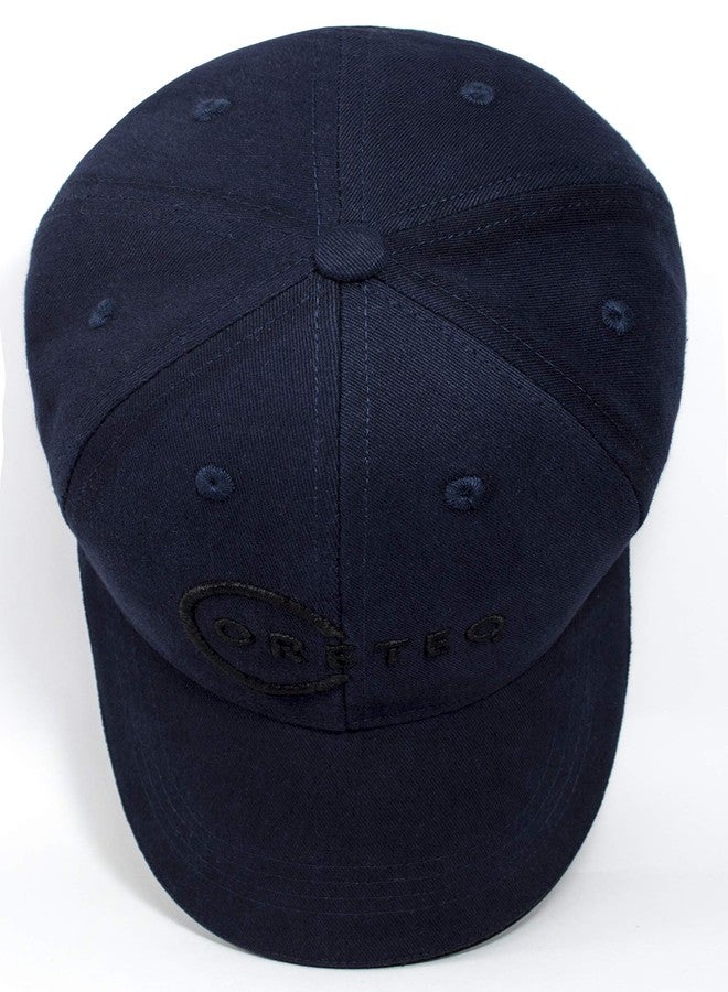Coreteq Unisex Cotton Cap (CORE6P-CTW_Navy_Free Size) - Image 4