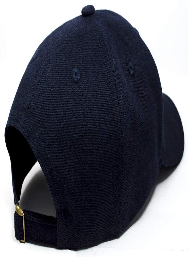 Coreteq Unisex Cotton Cap (CORE6P-CTW_Navy_Free Size) - Image 2