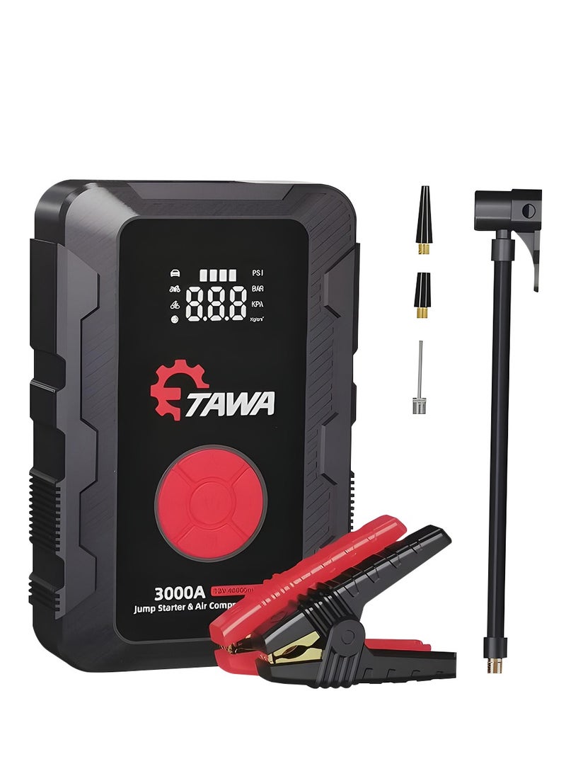 TAWA - TAWA K71 3000A Jump Starter with Air Compressor - Image 1