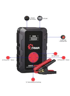 TAWA TAWA K71 3000A Jump Starter with Air Compressor  - Image 5