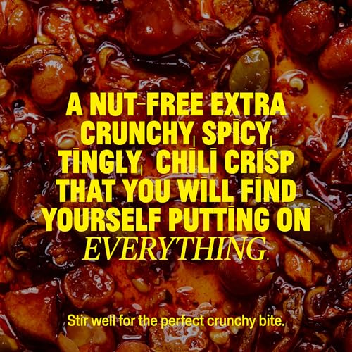 FLYBYJING Xtra Crunchy Sichuan Chili Crisp: Spicy, Tingly, Savory, Vegan, Nut-Free, Sugar Free Premium Chili Crunch - Good on Noodles, Proteins, Veggies and Everything, 6oz (Pack of 1) - Image 2