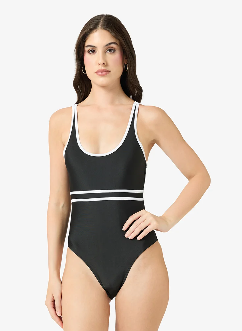 ELLA Swimsuit With Contrast Trim