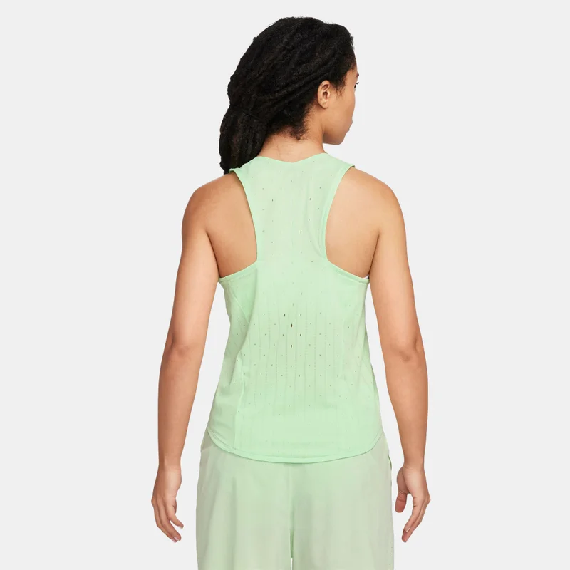 Nike Green Women's AeroSwift Dri-FIT ADV Running Vest for Women | Best Price UAE